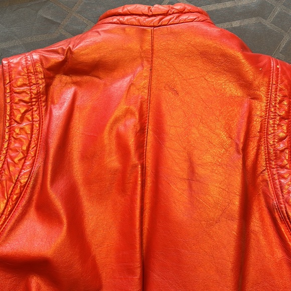 🚨Vintage 1980’s Red Leather Jacket🚨 - Picture 8 of 8